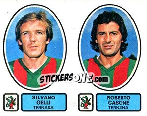 Cromo Gelli / Casone - Calciatori 1977-1978 - Panini