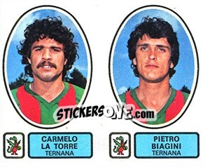 Sticker La Torre / Biagini - Calciatori 1977-1978 n. 521 - Panini