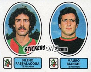 Sticker Passalacqua / Bianchi - Calciatori 1977-1978 n. 523 - Panini