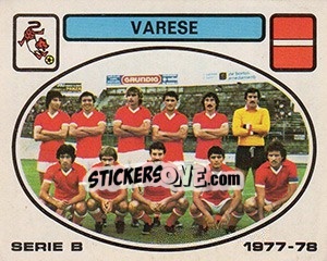 Cromo Varese squad - Calciatori 1977-1978 - Panini