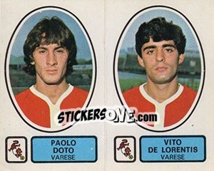 Sticker Doto / De Lorentis - Calciatori 1977-1978 - Panini