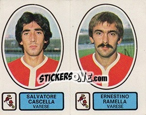 Sticker Cascella / Ramella - Calciatori 1977-1978 n. 530 - Panini