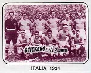 Figurina Italia 1934 - Calciatori 1977-1978 - Panini