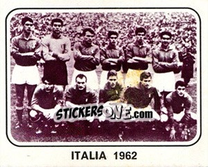 Figurina Italia 1962