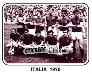 Sticker Italia 1970