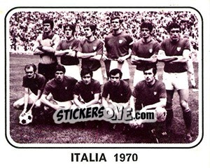 Figurina Italia 1970