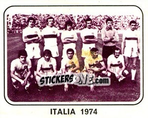 Sticker Italia 1974