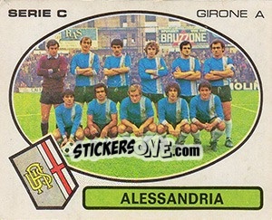 Figurina Alessandria - Calciatori 1977-1978 - Panini