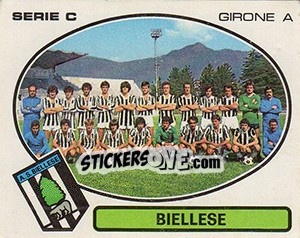 Sticker Biellese - Calciatori 1977-1978 - Panini