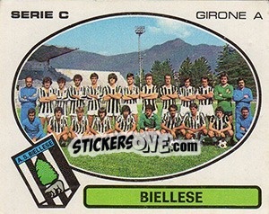 Sticker Biellese - Calciatori 1977-1978 n. 543 - Panini