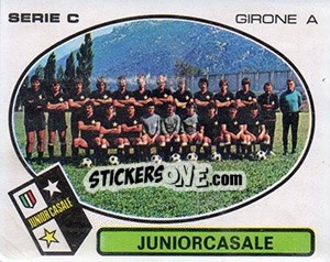 Sticker Juniorcasale - Calciatori 1977-1978 - Panini