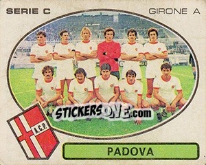 Sticker Padova - Calciatori 1977-1978 n. 550 - Panini