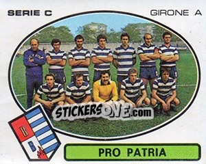 Sticker Pro Patria - Calciatori 1977-1978 n. 553 - Panini