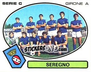 Figurina Seregno - Calciatori 1977-1978 - Panini