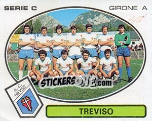 Sticker Treviso - Calciatori 1977-1978 n. 558 - Panini