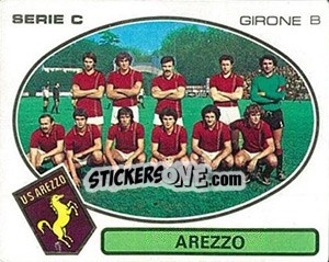 Figurina Arezzo - Calciatori 1977-1978 - Panini