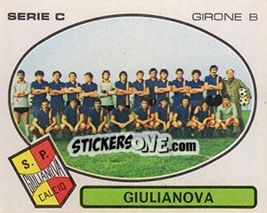 Sticker Giulianova - Calciatori 1977-1978 - Panini