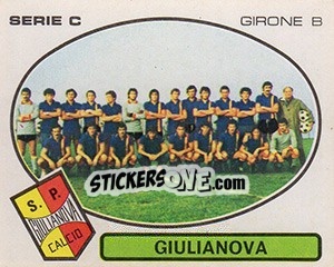 Sticker Giulianova - Calciatori 1977-1978 n. 566 - Panini