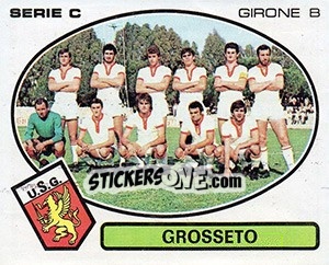 Sticker Grosseto - Calciatori 1977-1978 n. 567 - Panini