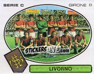 Sticker Livorno - Calciatori 1977-1978 - Panini