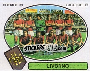 Cromo Livorno - Calciatori 1977-1978 n. 568 - Panini