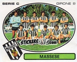 Sticker Massese - Calciatori 1977-1978 - Panini