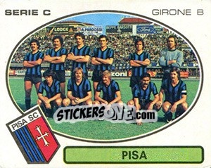 Sticker Pisa - Calciatori 1977-1978 - Panini