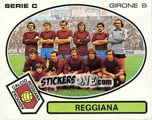 Sticker Reggiana - Calciatori 1977-1978 n. 575 - Panini