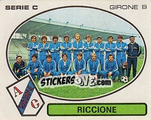Figurina Riccione - Calciatori 1977-1978 - Panini