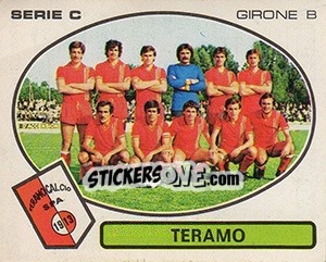 Sticker Teramo - Calciatori 1977-1978 - Panini