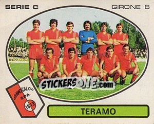 Sticker Teramo - Calciatori 1977-1978 n. 580 - Panini