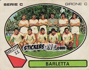 Sticker Barletta - Calciatori 1977-1978 - Panini