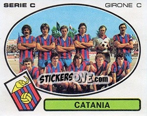 Sticker Catania - Giani - Calciatori 1977-1978 n. 585 - Panini