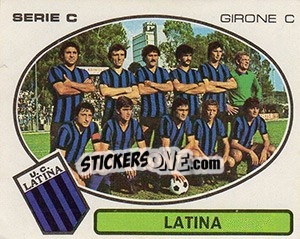 Sticker Latina - Calciatori 1977-1978 n. 587 - Panini