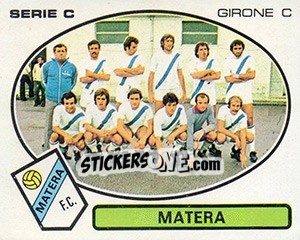 Sticker Matera - Calciatori 1977-1978 - Panini