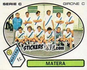 Sticker Matera - Calciatori 1977-1978 n. 589 - Panini