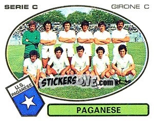 Sticker Paganese - Calciatori 1977-1978 n. 591 - Panini