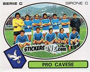 Sticker Pro Cavese - Calciatori 1977-1978 n. 592 - Panini