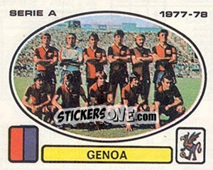 Sticker Genoa squad - Calciatori 1977-1978 n. 90 - Panini