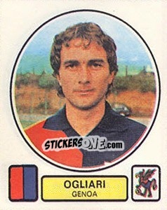 Sticker Ogliari - Calciatori 1977-1978 n. 92 - Panini