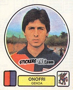 Sticker Onofri - Calciatori 1977-1978 n. 93 - Panini