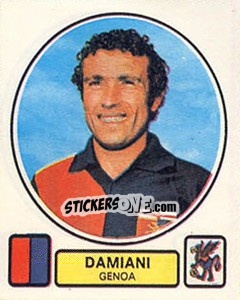 Figurina Damiani - Calciatori 1977-1978 - Panini
