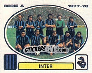 Cromo Inter squad - Calciatori 1977-1978 - Panini