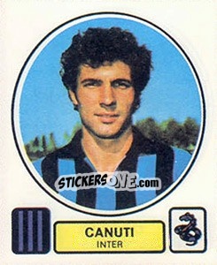 Figurina Canuti - Calciatori 1977-1978 - Panini