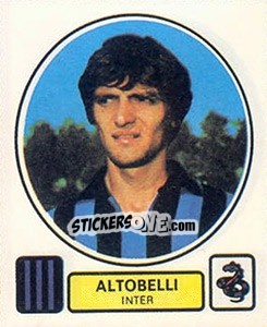 Sticker Altobelli - Calciatori 1977-1978 n. 118 - Panini