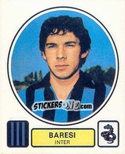 Sticker Baresi - Calciatori 1977-1978 n. 121 - Panini