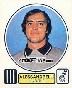 Sticker Alessandrelli - Calciatori 1977-1978 n. 137 - Panini