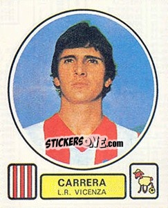Sticker Carrera - Calciatori 1977-1978 - Panini