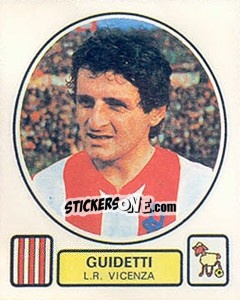 Figurina Guidetti - Calciatori 1977-1978 - Panini