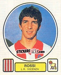 Sticker Rossi - Calciatori 1977-1978 n. 153 - Panini